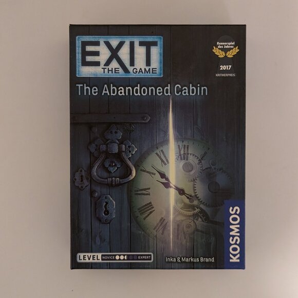 Exit The Game The Abandoned Cabin Kosmos Escape Room Card Game - Picture 1 of 2